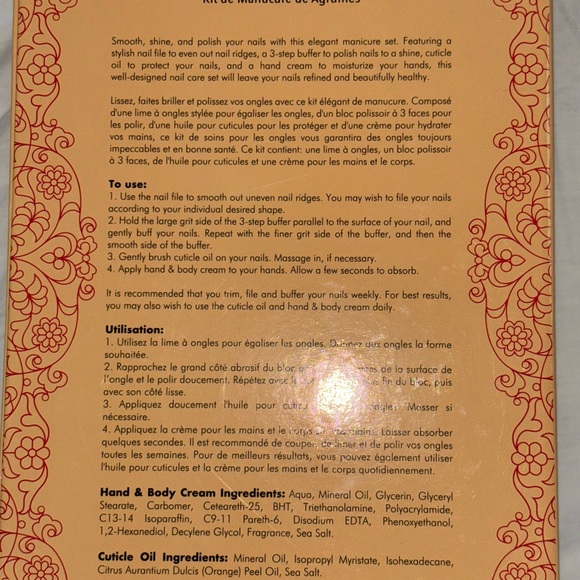 Citrus Manicure Set - Picture 3 of 5